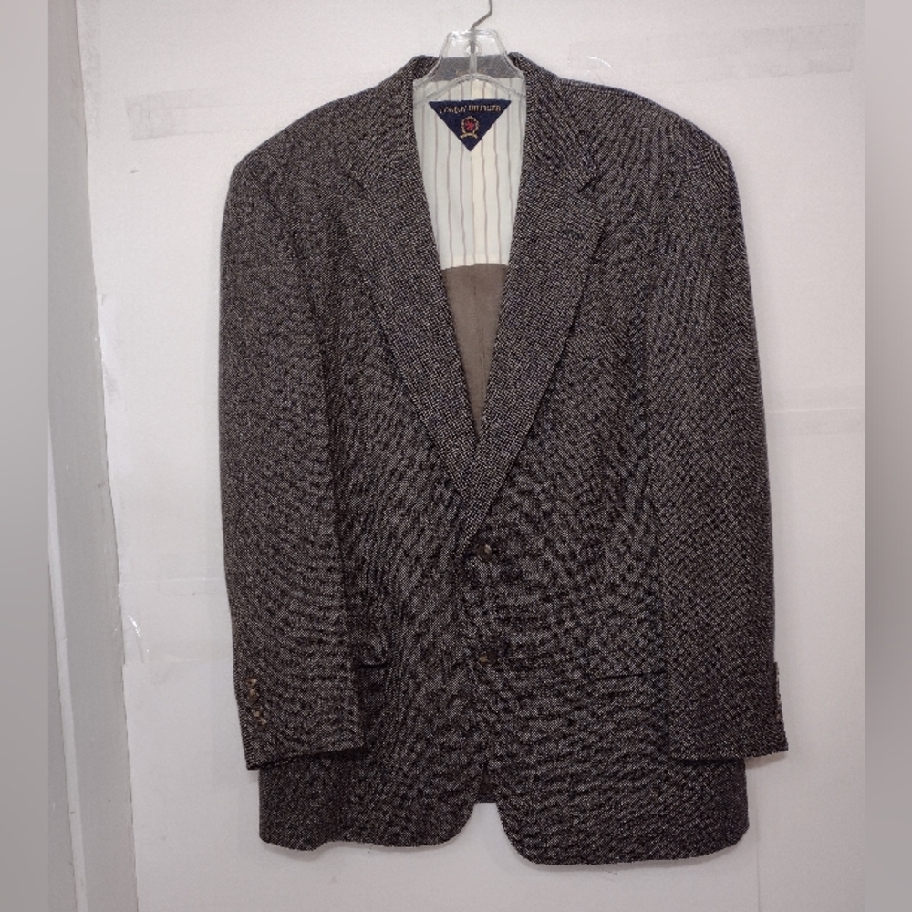 Tommy Hilfiger Men's Tweed Blazer - Brown Size (42) R
